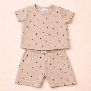 🐻 JAX & LENNON PAJAMA SET MOON PRINT